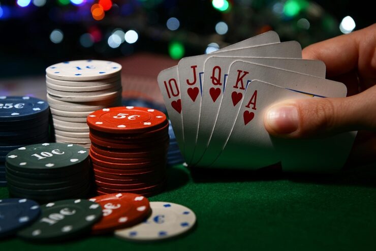 Teen Patti table selection screen showing blind levels and player counts